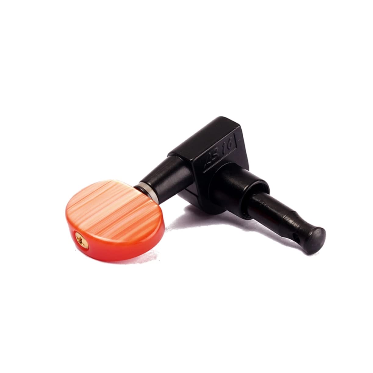 Yardwe 6 PCS String Electric Guitar Tuning Pegs Machine Heads with Red Buttons Replacement Guitar Tuners Includes Ferrules Screws for Easy Installation