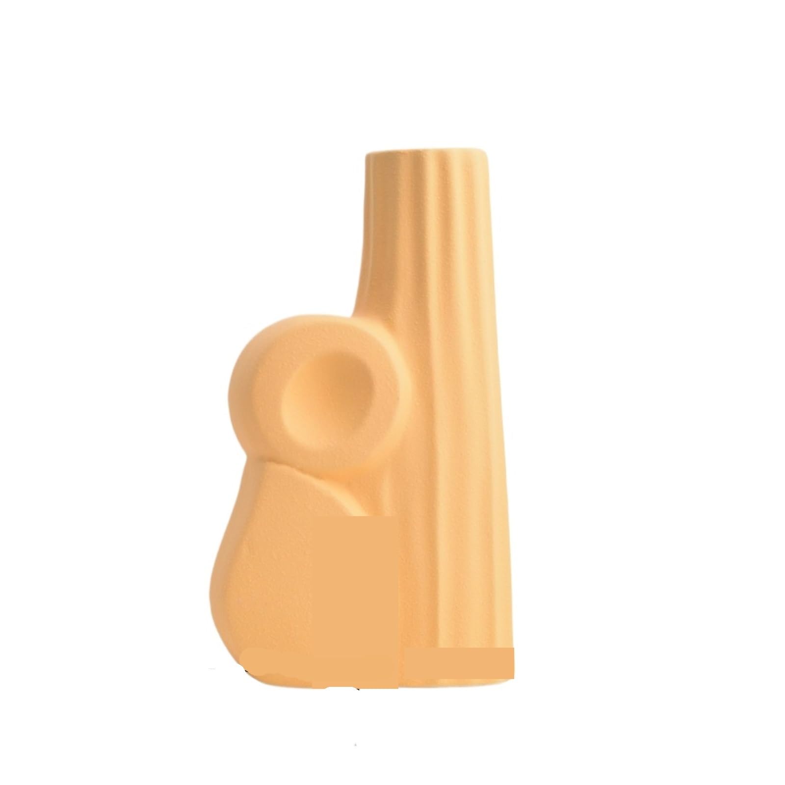Flower Holder Trregualr Ceramic Flower Vase For Dining Room Table And Shelf For Centerpiece