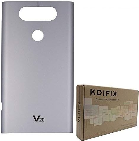 Back Cover Battery Door Housing Case Replacement - for LG V20 VS995 US996 LS997 H990 H910 H915 H918 (Silver)