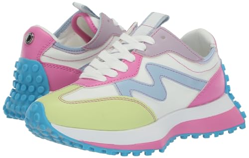 Steve Madden Girls Shoes JCAMPO Girls Campo Sneaker, Neon Multi thumb #6