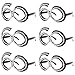 60th Birthday Glasses - Number Crystal Frame, Party Favors, Wedding, Funny Costume Sunglasses, Novelty Eyewear Celebration Decoration for Kids and Adults 6 Pack (60)