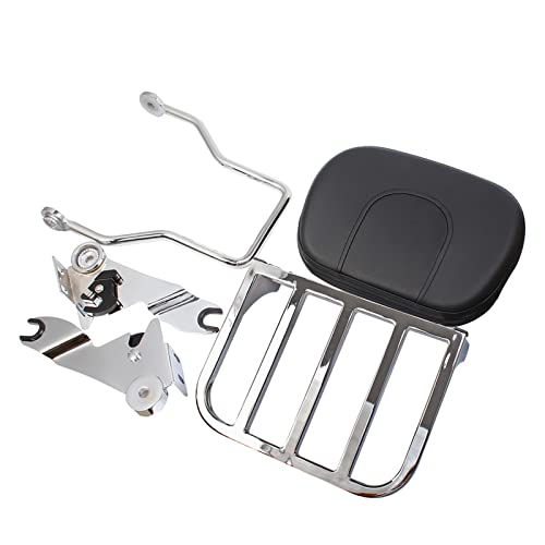 Sissy bar finition noire avec dossier de qualité supérieure pour Touring - 7