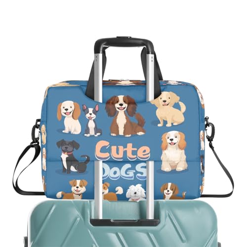 Maletín para portátil 16 pulgadas con patrón de perros miniatura 6