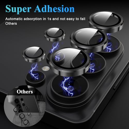Image of YWXTW Camera Lens Protector for Samsung Galaxy S26 Ultra, [5X Stronger] Individual Metal Ring Tempered Glass Camera Cover for Galaxy S26 Ultra Accessories, Anti-Scratch, 1 Set
