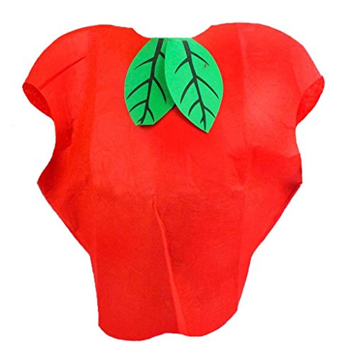 Petitebella CD00743 Apple Unisex Adult Costume (One Size) Red cover