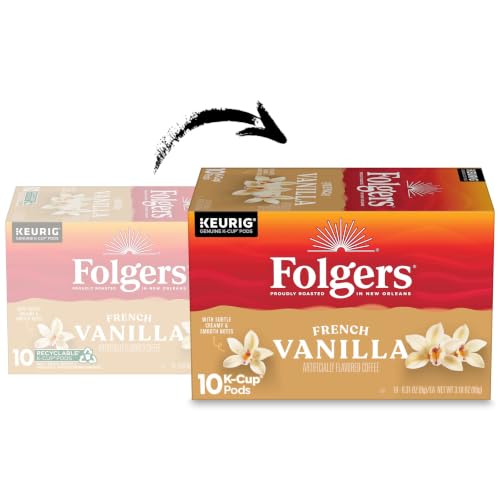 Folgers French Vanilla Artificially Flavored Coffee, K-Cup Pods, 60 Count - image 4