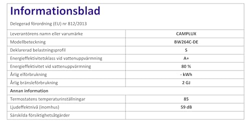 CAMPLUX BW264C-DE 10 Liter Gasdurchlauferhitzer mit Regenkappe, 50mbar Tankless Outdoor-Instant-Gasdusche für Pferd Waschen Camping RV Reise
