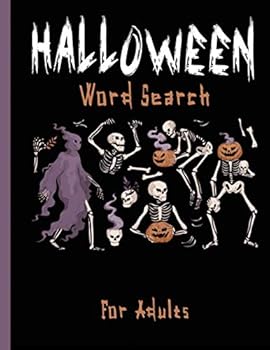 Paperback Halloween Word Search For Adults: Large Print Word Search for Adults and Teens, Halloween Word Search Book [Large Print] Book
