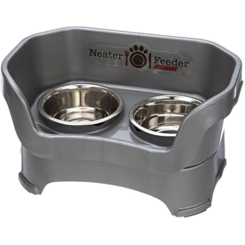 Neater Feeder Deluxe Dog (Medium, Gunmetal Grey) Cover
