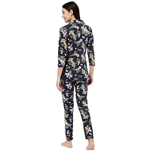 Image of Sweet Dreams Women's Cotton Printed Night Suit Set