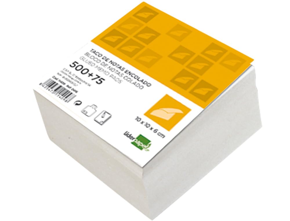 Liderpapel Glue Plug 575 Hojas White
