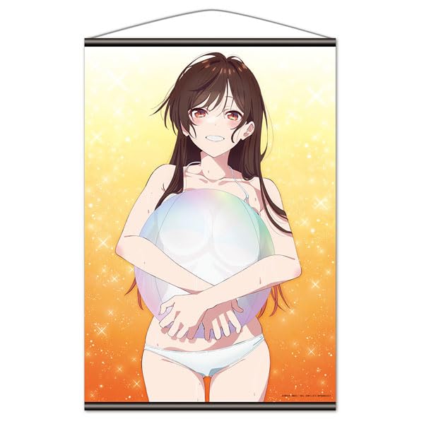 彼女、お借りします 等身大タペストリー　水原千鶴② Amazon.co.jp: 彼女、お借りします B2タペストリーA［水原千鶴