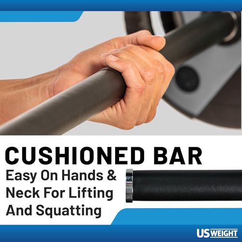 US Weight Weight Set for Home Gym - Barbell, Curl Bar or Multi-Use Options - Various Weight Options4