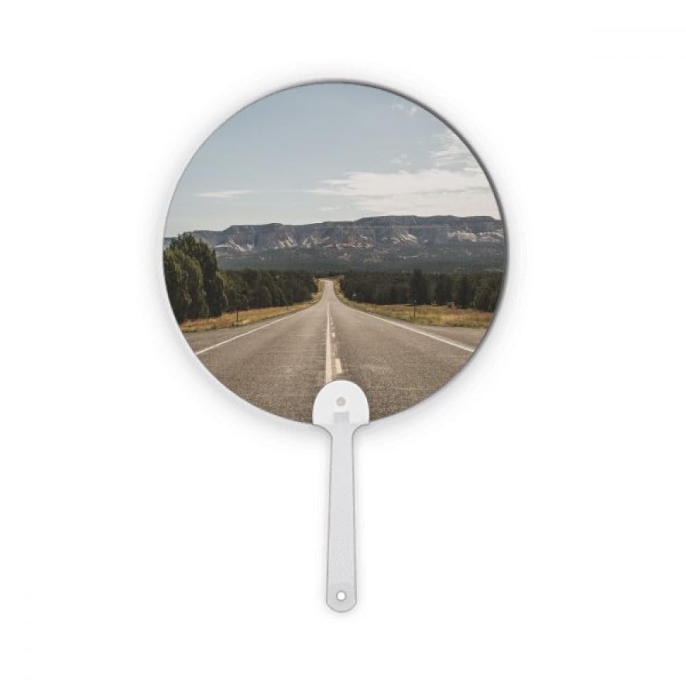 Éventail rond en plastique anti coup de chaleur voyage autoroute embouteillage été
