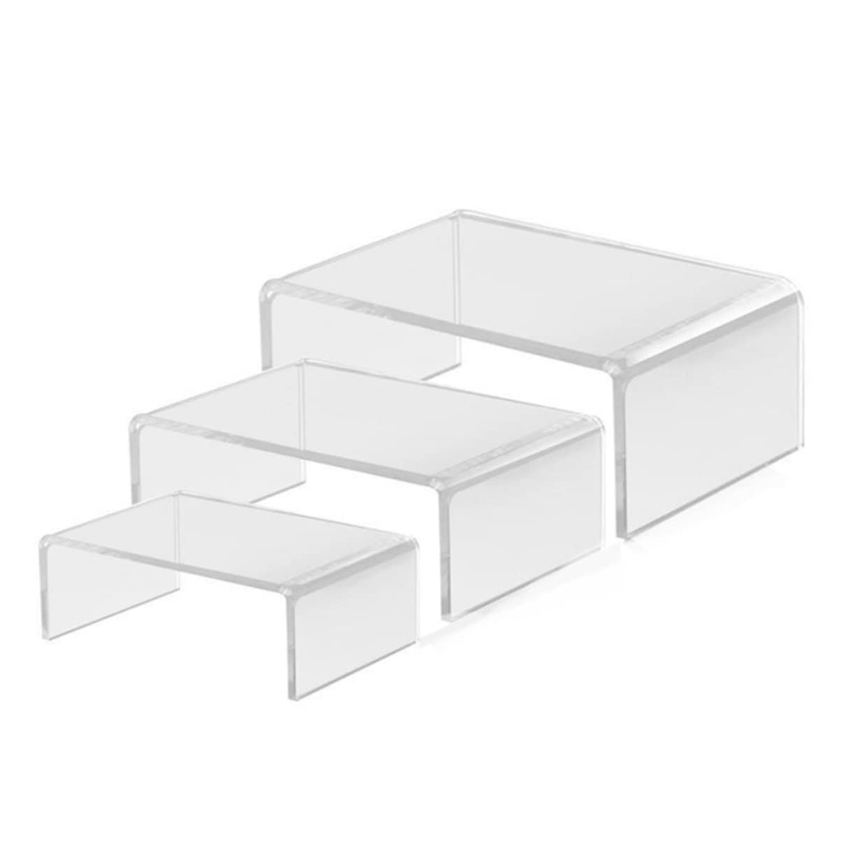 ERINGOGO 4pcs U-shape Acrylic Display Stand for Toys Shoes Multi-purpose Storage Rack Safe for Retail Display