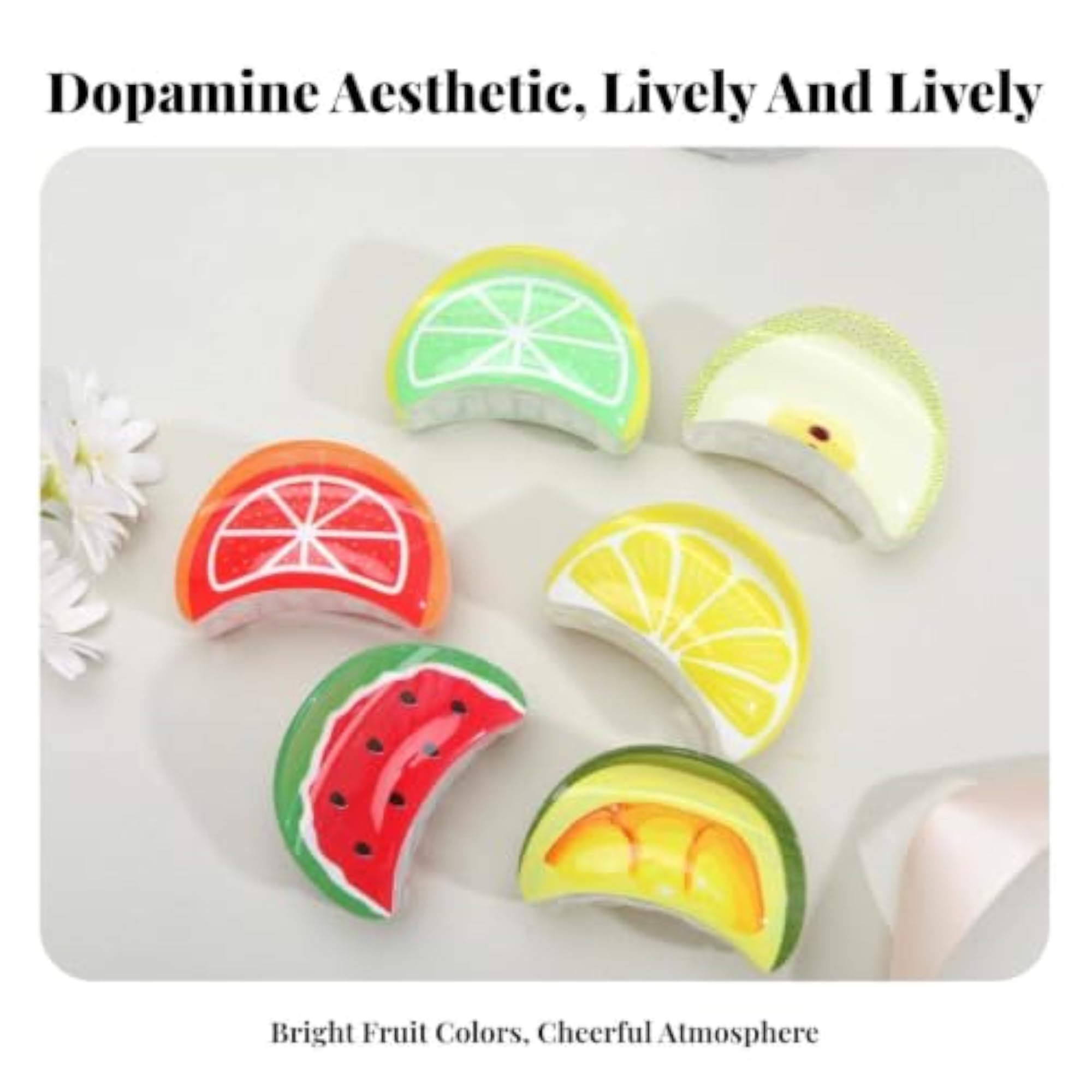 Fruit Hair Clasp Charming Design Cute Fruit Jaw Clip