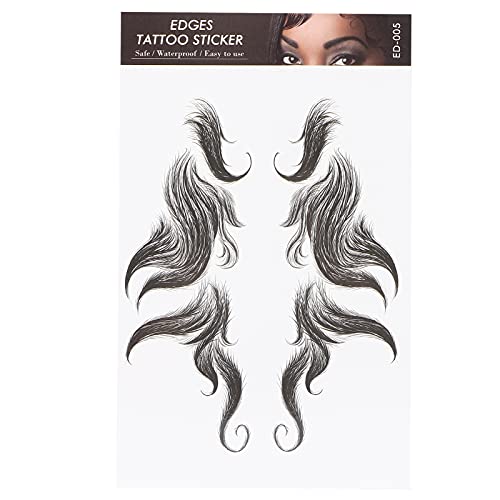 Haar-Tattoo-Aufkleber, Temporärer Haar-Tattoo-Aufkleber, Haarlinien-Aufkleber, Frauenkanten-Frisuren, Tattoo-Haar-Tattoo-Aufkleber, Kanten-Haar, Wasserdicht, Gefälschte Hailine-Aufkleber für(ED-05) Cover