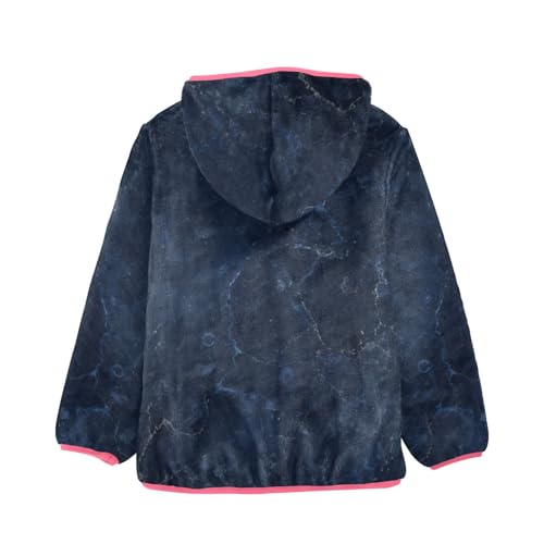 GuoChe Dark Blue Marble Girls Sherpa Lined2