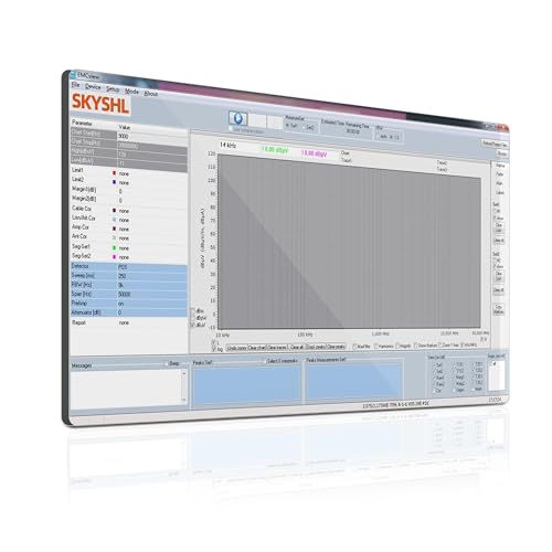 SKYSHL 9kHz bis 1,5GHz Spektrumanalysator, 9-Zoll-Bildschirm, DANL:-160dBm, Volldigitaler ZF-Signalanalysator mit EMI-Vorkompatibilitäts-Vorverstärker, 100kHz - 1,5GHz Tracking-Generator -SS370CT