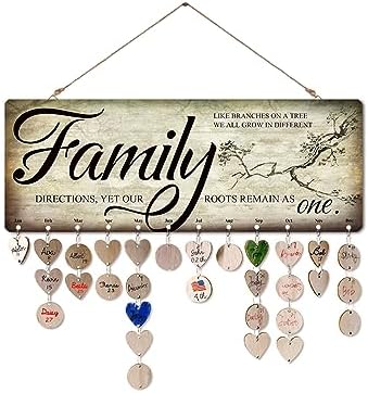 Presentes para a avó árvore genealógica decoração de parede quadr...