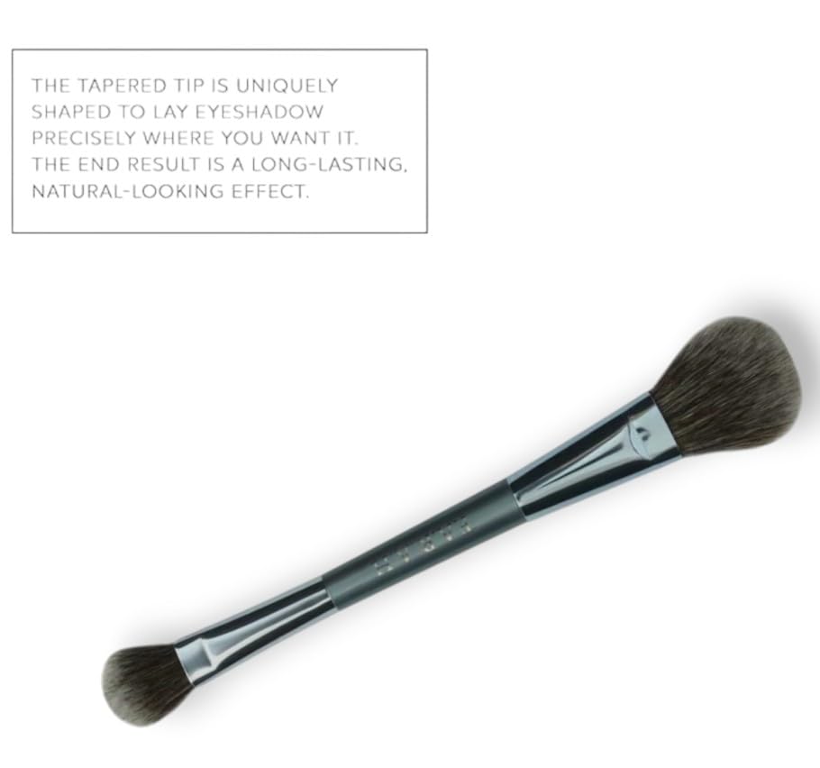 F.A.R.A.H. Dual-Ended Makeup Brush Collection - 4 Variations for Contouring, Blending, Highlighting, and Setting - 100% Vegan & Cruelty-Free Synthetic Bristles (Blush & Highlight)