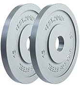 Bells of Steel Cast Iron Machined Olympic Weight Plates - Barbell Weights for Commercial and Home...