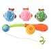 Produktbild Sharplace 4pcs/Set Kinder Baby Badespaß Spiel - 1 Angelrute + 3 Fischen - Kinder Angelspiel Badewannenspielzeug