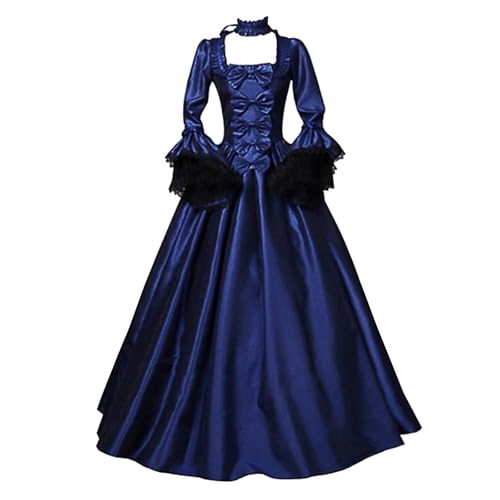 OIOLOYJM Renaissance Costume Women Medieval Sexy Plus Size Witch Vampire Gothic Halloween Costumes Woman 2025 Clothes Dresses
