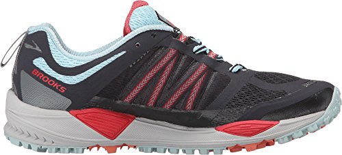 Brooks Brooks Women's Cascadia 11, Anthracite/Hibiscus, 6.5 B