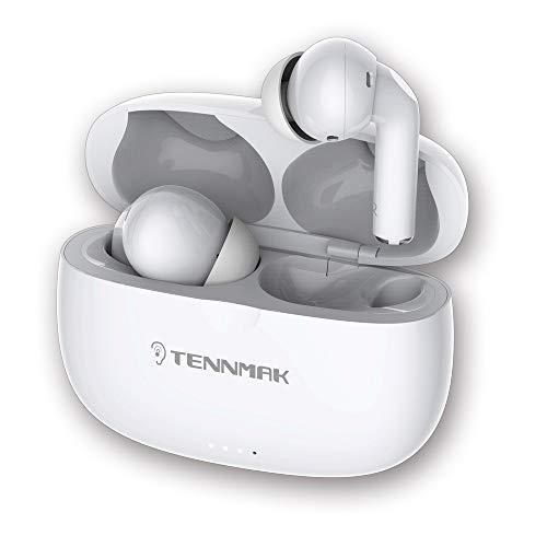 TWS True Wireless Active Noise Canceling Earbuds, TENNMAK PRO-ANC Bluetooth Noise Cancelling Earphones, 30Hrs TWS ANC Earbuds w/USB-C & Wireless Quick Charge, Touch Control, Fast Connect