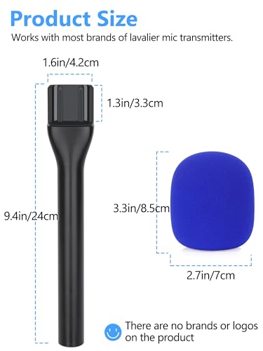 YOUSHARES Interview GO Handheld Adapter, Microphone Handle for Rode Wireless GO II Mic Wireless GO/Me/Pro, DJI Mic, DJI Mic 2 - Image 4