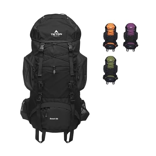 TETON 55L Scout Internal Frame Backpack
