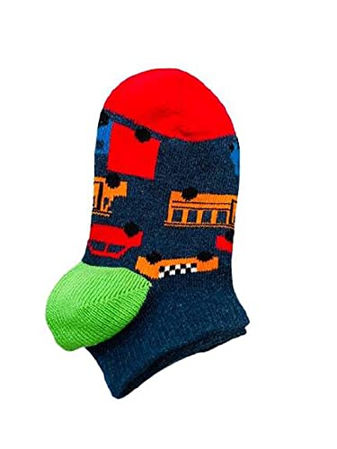 Toddler Ankle Socks - 3 Pair Pack Gift Box in Assorted Themes, Ages 1-4 Years - Soft, Breathable Combed Cotton2