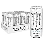 Monster Energy Drink Can - 500ml - Ultra White (12Pack)