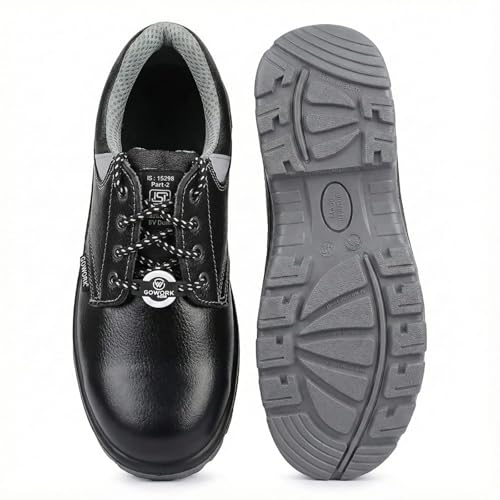 Image of Men's Safety Shoes | Leather Black