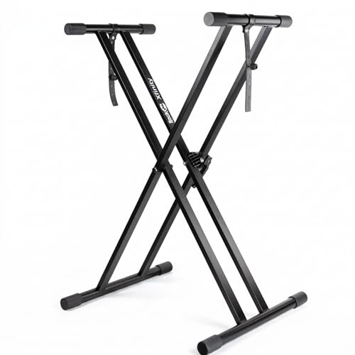 RockJam RJXX363 Keyboardständer Doppel-X robust bis 20 kg belastbar