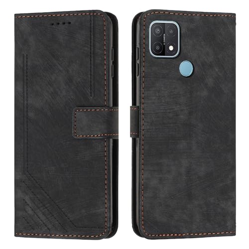 Étui de téléphone compatible avec Oppo A15 protection écran flip cover housse