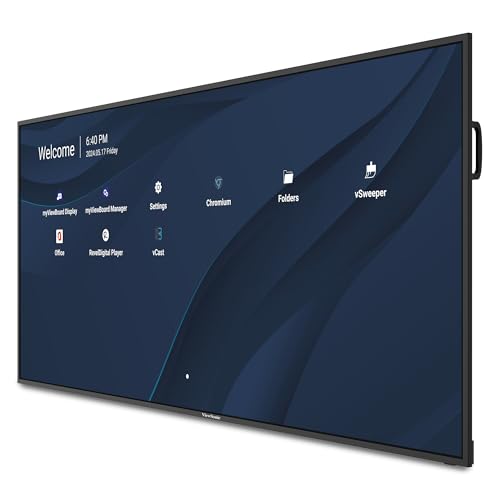 Image of ViewSonic CDE105UW 105-Inch 5K UHD (5120x2160p) Ultrawide 21:9 Digital Signage Display, 24 /7 Operation, 500 cd /m2 High Brightness, Remote Management, Landscape and Portrait Mode