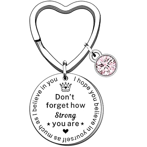 TTOVEN Inspirational Keyring for Women Inspirational Gifts Don't Forget How Strong You are Cover