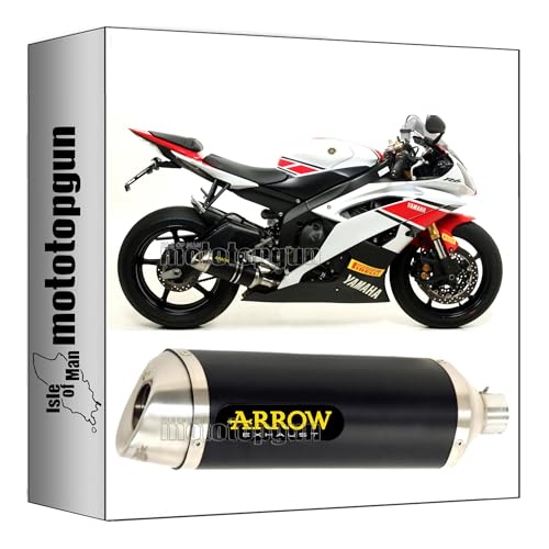 Echappement Arrow Thunder noir améliore la sonorité de votre YZF R6