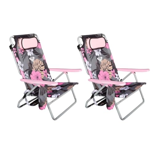 Roxy-2-Pack-Beach-Chair-Bundle--Lightweight-Folding-Chairs-with-Adjustable-Recline-Cup-Holders-and-Carry-Bags--Portable-and-Durable-Chairs-for-Beach-Camping-or-Outdoor-Events Roxy 2-Pack Beach Chair Bundle – Lightweight Folding Chairs with Adjustable Recline, Cup Holders, and Carry Bags – Portable and Durable Chairs for Beach, Camping, or Outdoor Events - Image 1