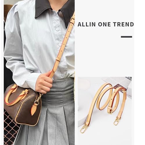 Image of Bag Strap Leather Replacement Straps Adjuster Handbag Straps