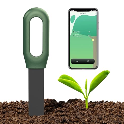 Haozee Smart Zigbee Bodenfeuchtesensor, erfordert TUYA HUB, unterstützt Zigbee2mqtt Home Assistant, Feuchtigkeitsmesser für Pflanzen mit Echtzeiterkennung, Bodenmesser für den Garten