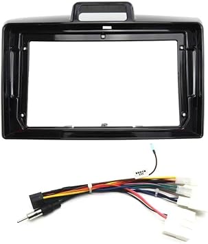 Car Replacement Car Radio Fascia Compatible with Corolla AXIO 2/ Fielder 3 E160 2012 2013 2014 2015 2016 2017 2018 2019 2020 2021 Car InteriorFascia and Cable,9 inch