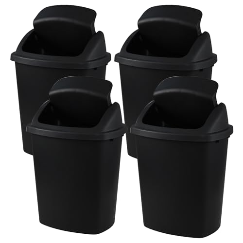 Caneca de basura rectangular plástico 6 galones pack 4 miniatura 7