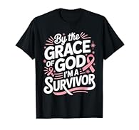 Celebrate your journey with 'By The Grace Of God I'm A Survivor' showcasing strength and resilience. This empowering message speaks to everyone who has faced challenges. Perfect for sharing your story and inspiring others. 'By The Grace Of God I'm A ...