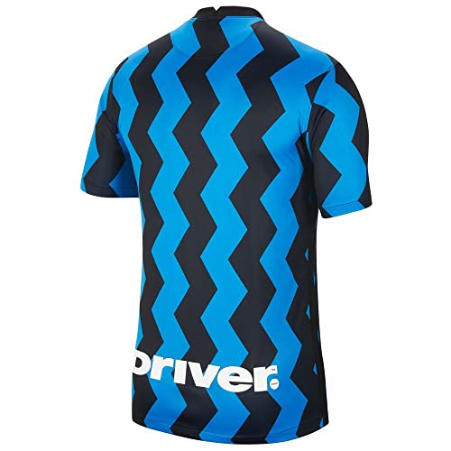 Nike Inter M NK BRT Stad JSY SS Hm T-Shirt, Hombre, Blue Spark/White Full Sponsor, S