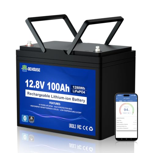 DC HOUSE 12V 100Ah Bluetooth Battery