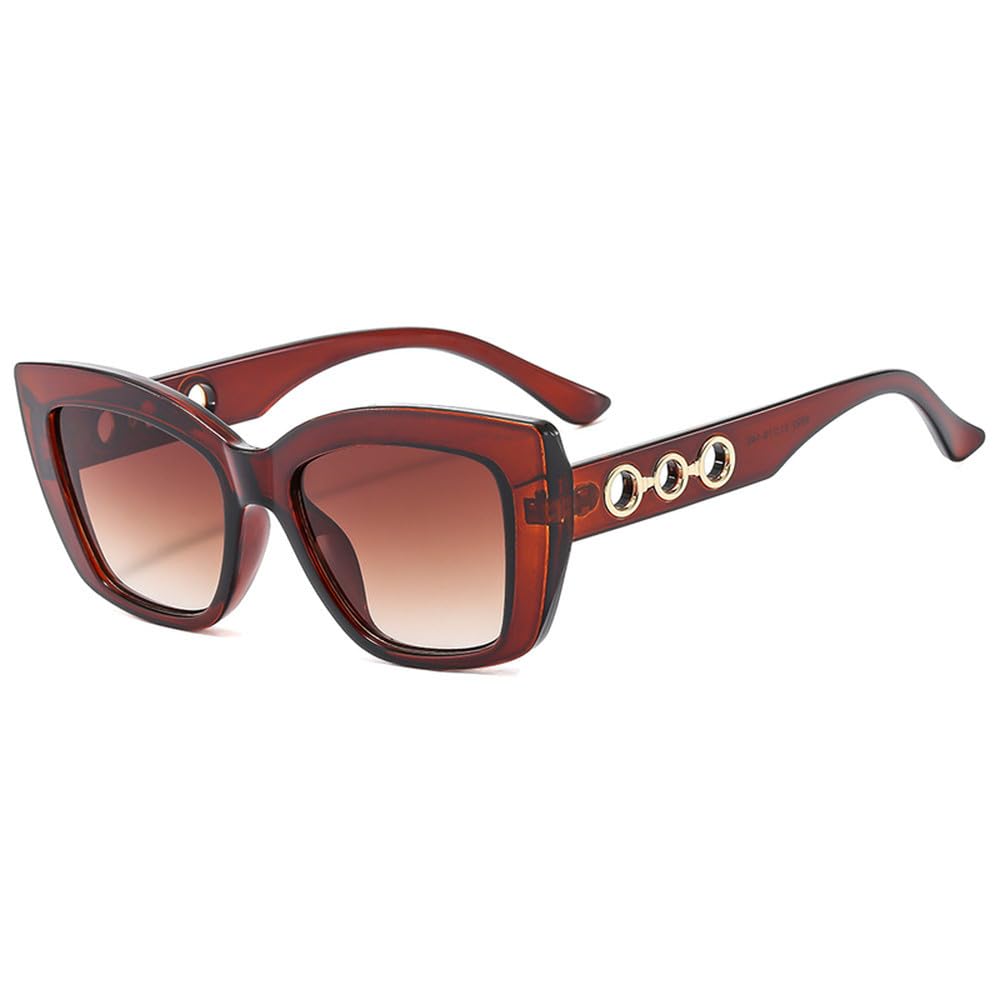Occhiali da sole vintage Cat Eye da donna, montatura da uomo, occhiali