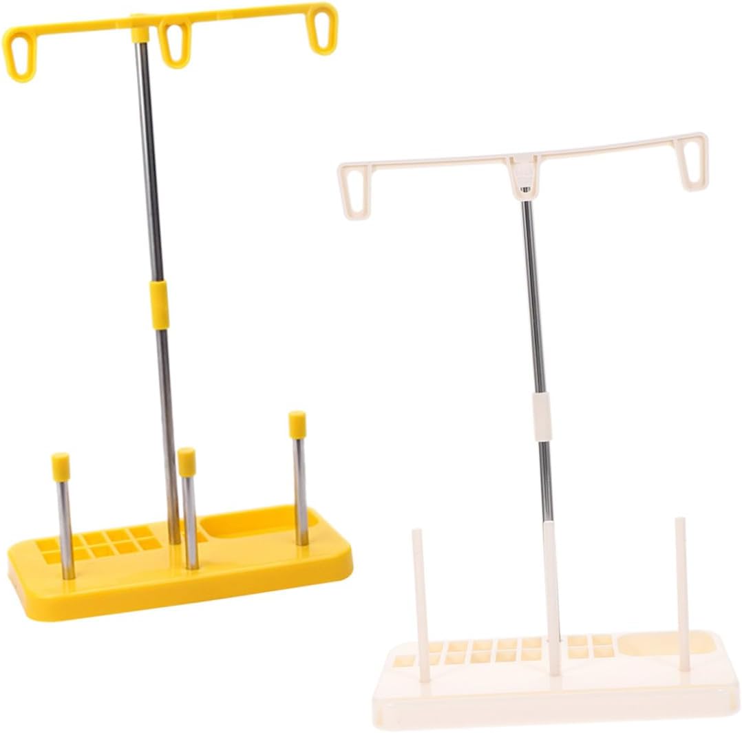 2pcs Sewing Thread Stand for Sewing Machines with Horizontal Spool Holders